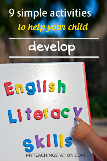 9 simple activities to help children develop English literacy skills