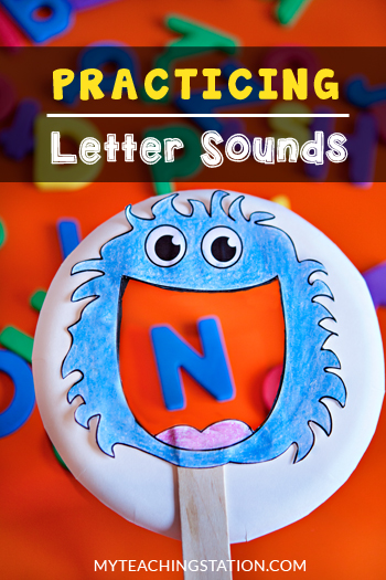 Learning the alphabet sounds kids activity. Kids fun activity for learning the sounds of the alphabet