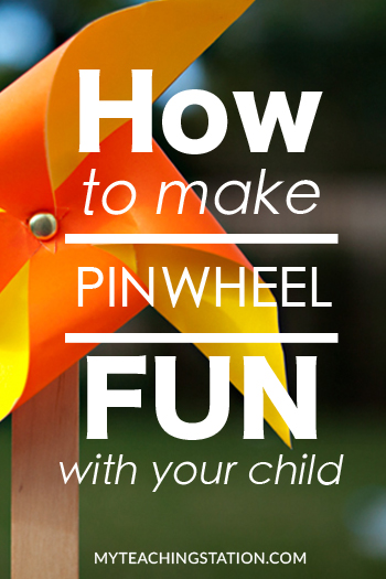How to create a simple pinless pinwheel