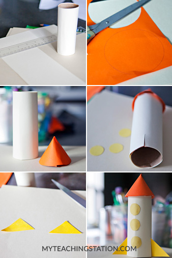 Make a Rocket using Toilet Paper Roll