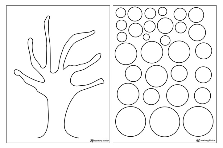 Tree Template for Kids Art Project