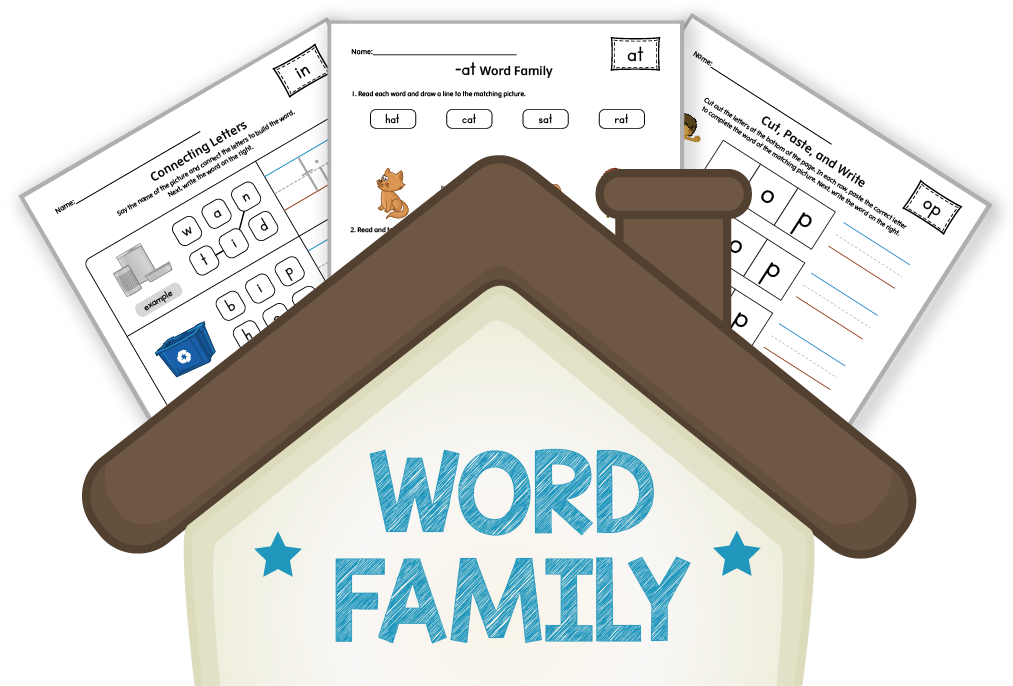 Word Family House