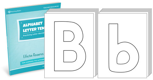 alphabet letter template set myteachingstationcom