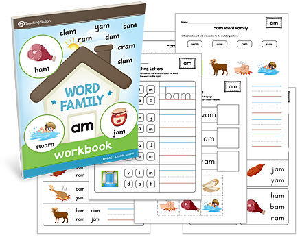 AM Word Family Workbook