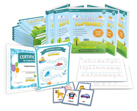 Learning the Alphabet Level 1 - Letter Workbook Series