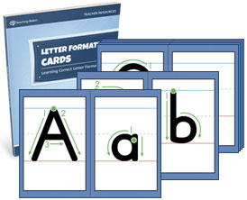 Alphabet Letter Formation Cards