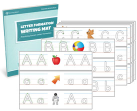 Letter Formation Writing Mat Set
