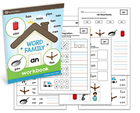 AN Word Family Workbook