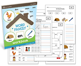 EN Word Family Workbook - CVC Only