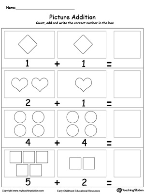 Kindergarten Shapes Printable Worksheets | MyTeachingStation.com