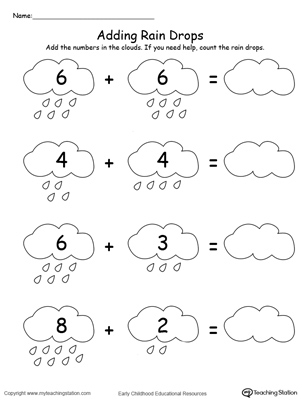 Preschool Math Printable Worksheets | MyTeachingStation.com