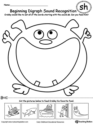 Beginning Digraph Sound Recognition SH | MyTeachingStation.com