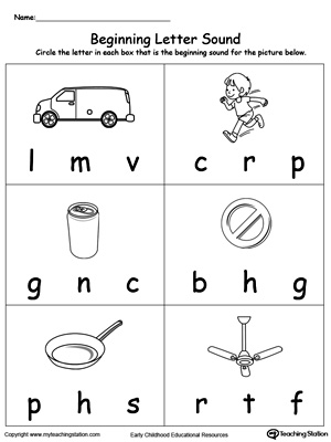 Beginning Letter Sound: AN Words