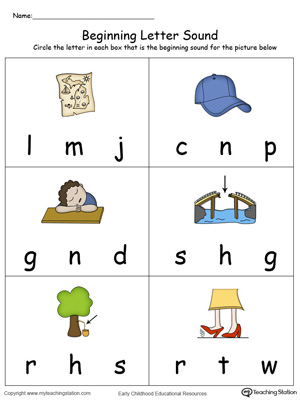 Beginning Letter Sound: AP Words in Color