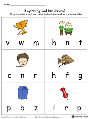 Beginning Letter Sound: IN Words in Color