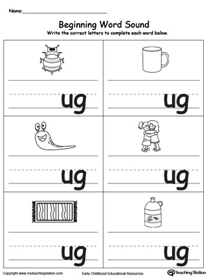 Beginning Word Sound: UG Words