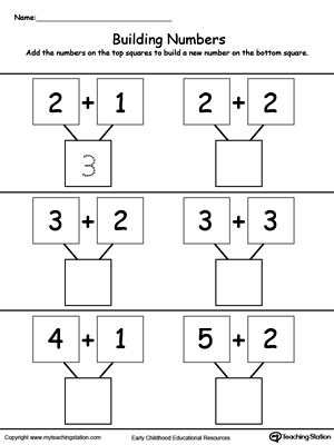 Addition: Building Numbers With Blocks II