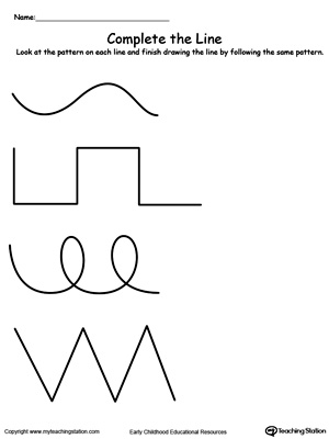 Complete the Line Using the Same Pattern