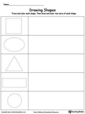 Drawing Shapes | MyTeachingStation.com