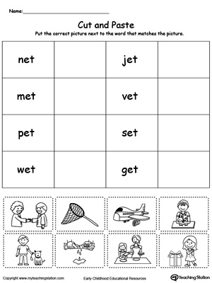 ET Word Family Workbook for Kindergarten | MyTeachingStation.com