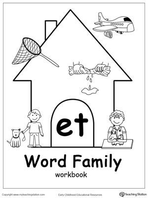ET Word Family Workbook for Preschool | MyTeachingStation.com