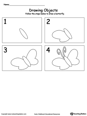 How to Draw a Butterfly