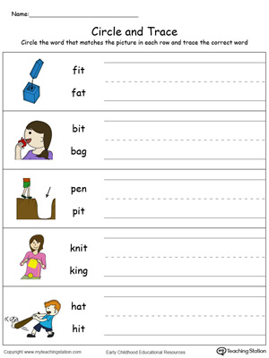 Identify Word and Write: IT Words in Color