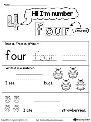 Sight up word Word FOUR,sight FOUR,sight  worksheet word Words,Sight FOUR,sight words sight