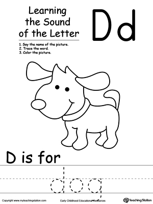 Learning Beginning Letter Sound: D