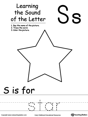 Learning Beginning Letter Sound: S