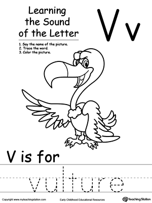 Learning Beginning Letter Sound: V