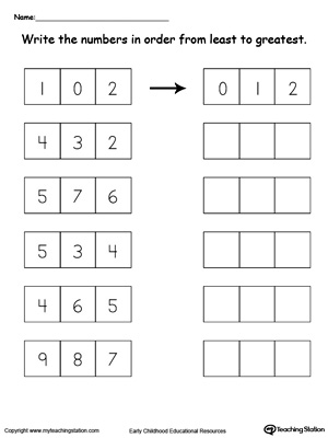 Less Than Worksheet: Comparing Numbers 10 Through 30