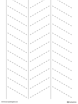 Line Tracing Obstacle Course Race Worksheet | MyTeachingStation.com