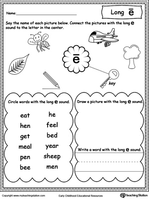 Long E Vowel Sound Online Worksheet For 1 You Can Do The Exercises