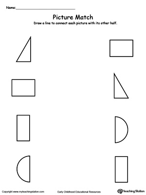 Match the Other Half of the Shape