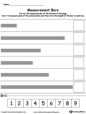 Practice linear measurement and reading scales in this length printable worksheet.