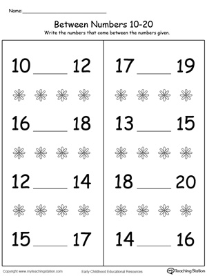 What Number Comes Next | MyTeachingStation.com