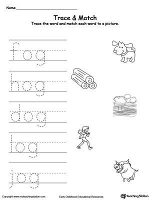 Write short words and identify sounds in this OG Word Family printable worksheet.