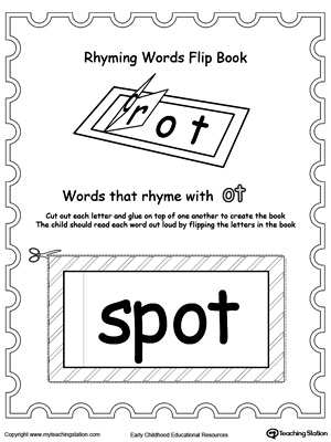 Word Family Flip Books