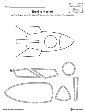 Free Printable Scissor Skills Worksheets for Kids - You're so