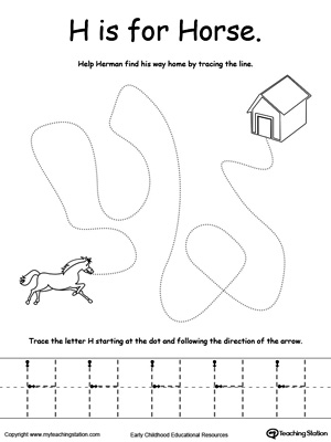 Download The Letter H is for Horse | MyTeachingStation.com