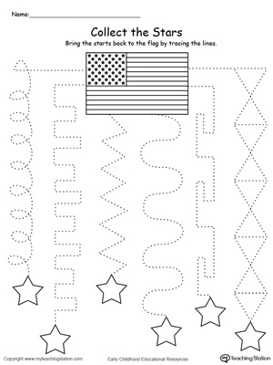 Beach Line Pattern Tracing | MyTeachingStation.com