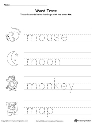 M Words Printables - Words Print