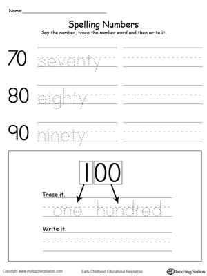 kindergarten writing numbers printable worksheets myteachingstation com