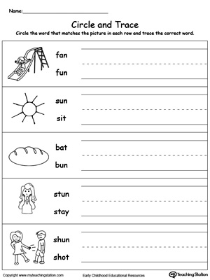 Identify Word and Write: UN Words