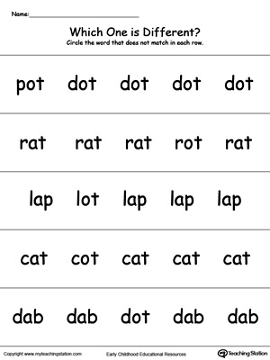 Which One is Different? OT Words