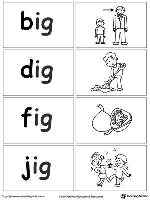 Word Sort Game: IG Words