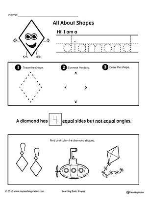 All About Diamond Shapes | MyTeachingStation.com