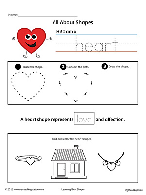 All About Heart Shapes in Color