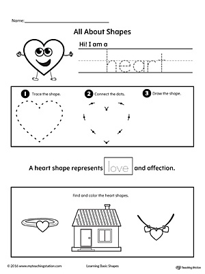 All About Heart Shapes | MyTeachingStation.com